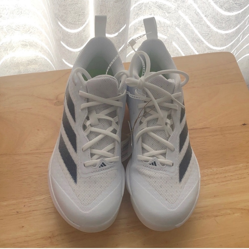 NWT Adidas Adizero Instinct Women’s Softball Cleats Shoes Size 8.5 White Blue